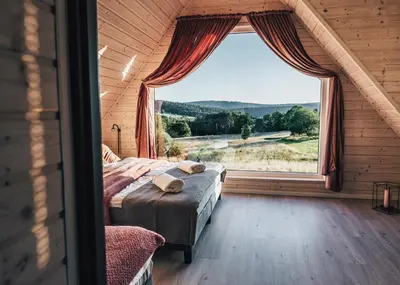 Widok na góry z tego apartamentu