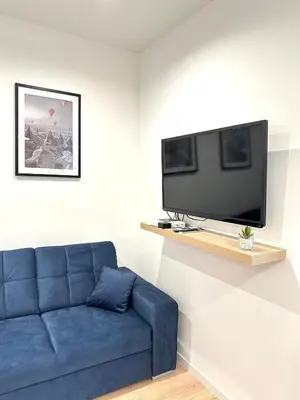 Telewizja i/lub zestaw kina domowego w obiekcie Apartament SASANKA