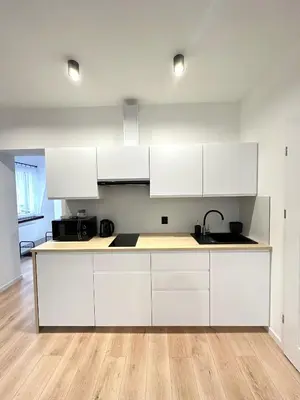 Kuchnia lub aneks kuchenny w obiekcie Apartament SASANKA