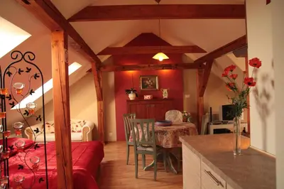 Część wypoczynkowa w obiekcie Apartament Tina