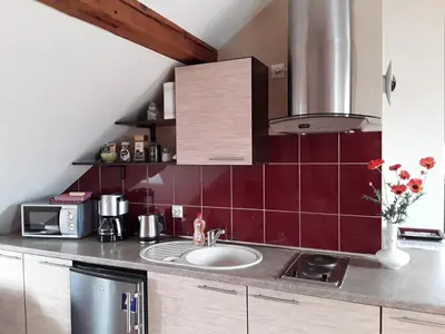 Kuchnia lub aneks kuchenny w obiekcie Apartament Tina