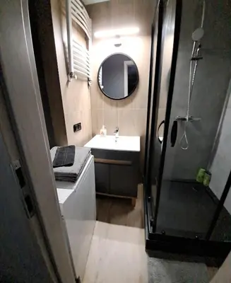 Łazienka w obiekcie Apartament AQUA Centrum Borowska