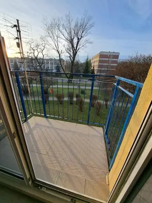 Balkon lub taras w obiekcie Apartament AQUA Centrum Borowska