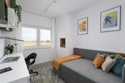Część wypoczynkowa w obiekcie Green Heaven Modern Suites
