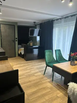 Telewizja i/lub zestaw kina domowego w obiekcie Zielona Góra Apartament