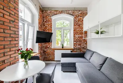 Część wypoczynkowa w obiekcie Loft City Center Apartments- Parking, Wifi, 24h Check-In
