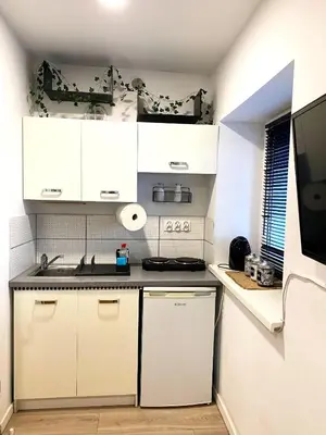 Kuchnia lub aneks kuchenny w obiekcie Lemuria Studio Łokietka