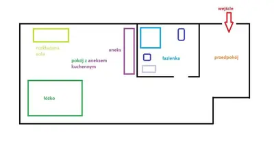 Plan piętra w obiekcie Kopalnia Szczawienko II