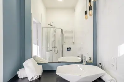 Łazienka w obiekcie RentPlanet - Apartamenty Śródmieście