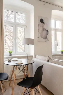 Część wypoczynkowa w obiekcie RentPlanet - Apartamenty Śródmieście