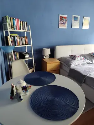 Łóżko lub łóżka w pokoju w obiekcie Pod Małą Sową