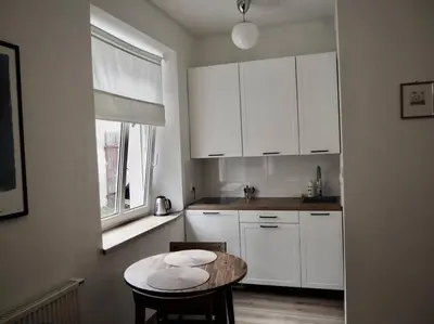 Kuchnia lub aneks kuchenny w obiekcie Apartament Piękna 4