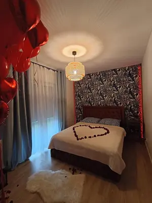 Łóżko lub łóżka w pokoju w obiekcie Apartament Monte Ślęża & Spa