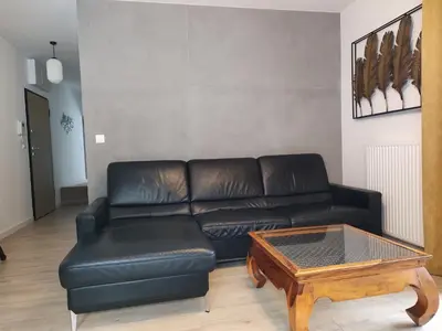 Część wypoczynkowa w obiekcie Apartament Monte Ślęża & Spa