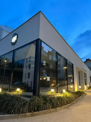Budynek, w którym mieści się apartament