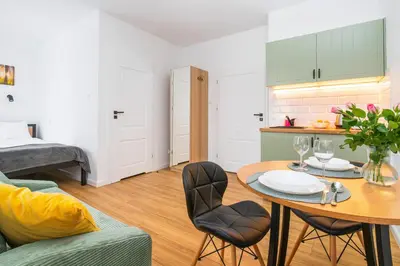 Kuchnia lub aneks kuchenny w obiekcie Apartamenty Piastowska