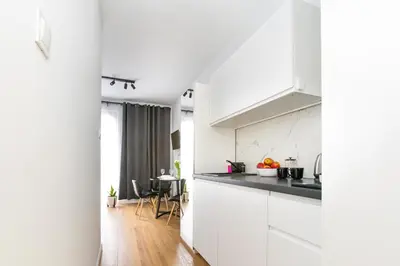 Kuchnia lub aneks kuchenny w obiekcie Apartamenty Piastowska
