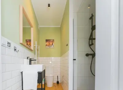 Łazienka w obiekcie Apartamenty Piastowska