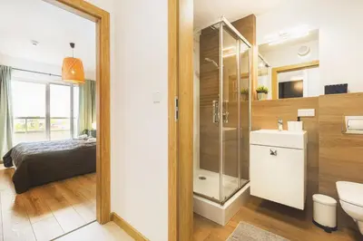 Łazienka w obiekcie Ekskluzywny apartament z balkonem