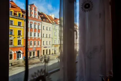 Widok na miasto Wrocław z tego apartamentu