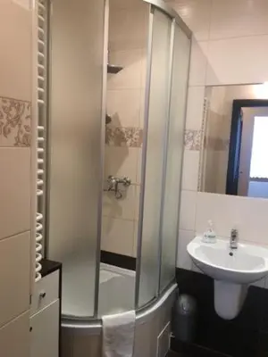 Łazienka w obiekcie Mieszkanie tuż przy Rynku