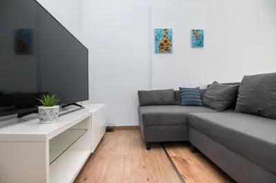 Część wypoczynkowa w obiekcie Apartament Modrzejewska