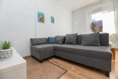 Część wypoczynkowa w obiekcie Apartament Modrzejewska