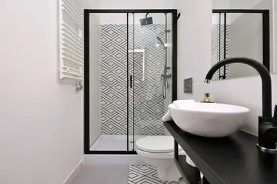 Łazienka w obiekcie Apartamenty Matejki