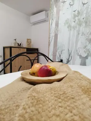 Łóżko lub łóżka w pokoju w obiekcie Stara Kamienica przed Fortami