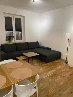 Część wypoczynkowa w obiekcie Apartament Otwarta Wrocław