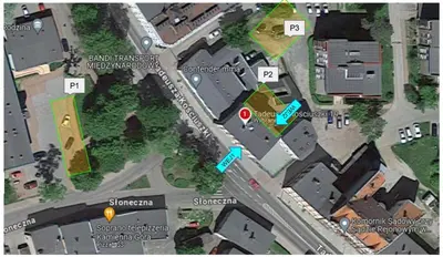 Okolica w pobliżu tego apartamentu