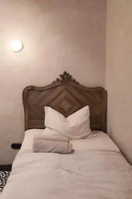 Łóżko lub łóżka w pokoju w obiekcie Charming apartment / Old Town City Center