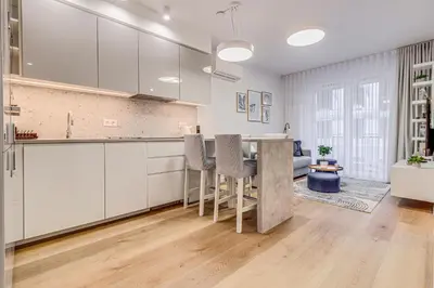 Kuchnia lub aneks kuchenny w obiekcie RentPlanet - Apartamenty Michalczyka