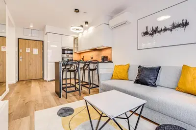 Kuchnia lub aneks kuchenny w obiekcie RentPlanet - Apartamenty Michalczyka