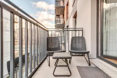 Balkon lub taras w obiekcie RentPlanet - Apartamenty Michalczyka