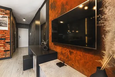 Telewizja i/lub zestaw kina domowego w obiekcie Luksusowy apartament ze SPA