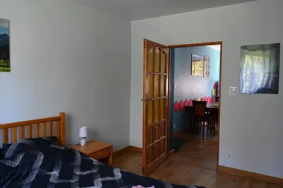 Łóżko lub łóżka w pokoju w obiekcie Strażnica Pod Lasem