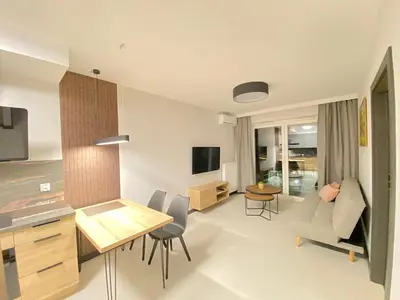Telewizja i/lub zestaw kina domowego w obiekcie Apartimento Vespa