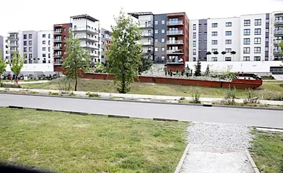 Budynek, w którym mieści się apartament