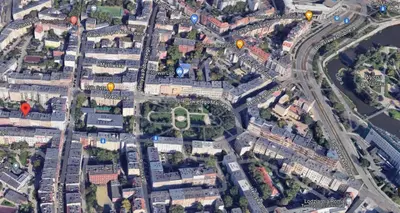 Widok na miasto Wrocław z tego apartamentu
