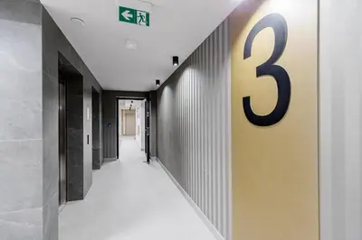 Plan piętra w obiekcie Otyńska Point Apartamenty Prestige