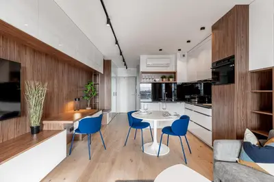 Kuchnia lub aneks kuchenny w obiekcie Otyńska Point Apartamenty Prestige