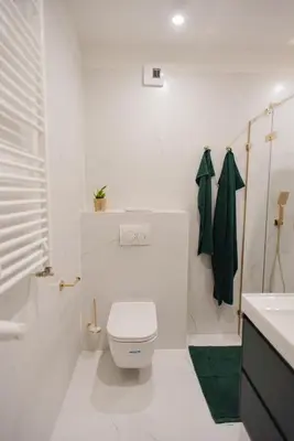 Łazienka w obiekcie Gliwice Dickensa 36A Condo