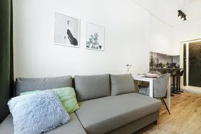 Część wypoczynkowa w obiekcie Wyjątkowe apartamenty w Centrum