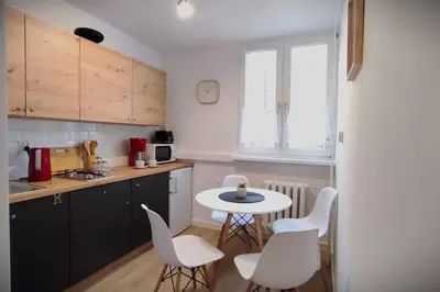 Kuchnia lub aneks kuchenny w obiekcie Apartament Górski Widok