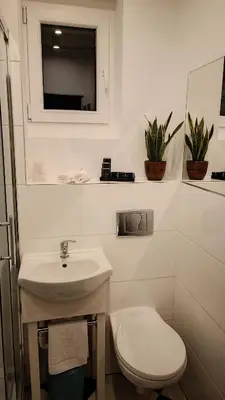 Łazienka w obiekcie Apartament na Poli