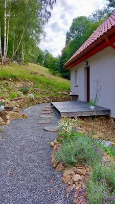 Ogród w obiekcie Domek za lipą