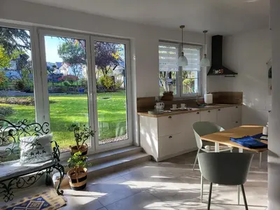 Kuchnia lub aneks kuchenny w obiekcie Apartament Prestiż