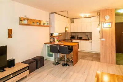 Kuchnia lub aneks kuchenny w obiekcie Apartament 45m2