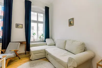Część wypoczynkowa w obiekcie Plac Grunwaldzki Cosy Apartment by BookingHost